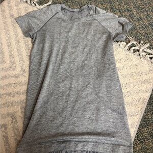 Lululemon Grey Swiftly Tech top